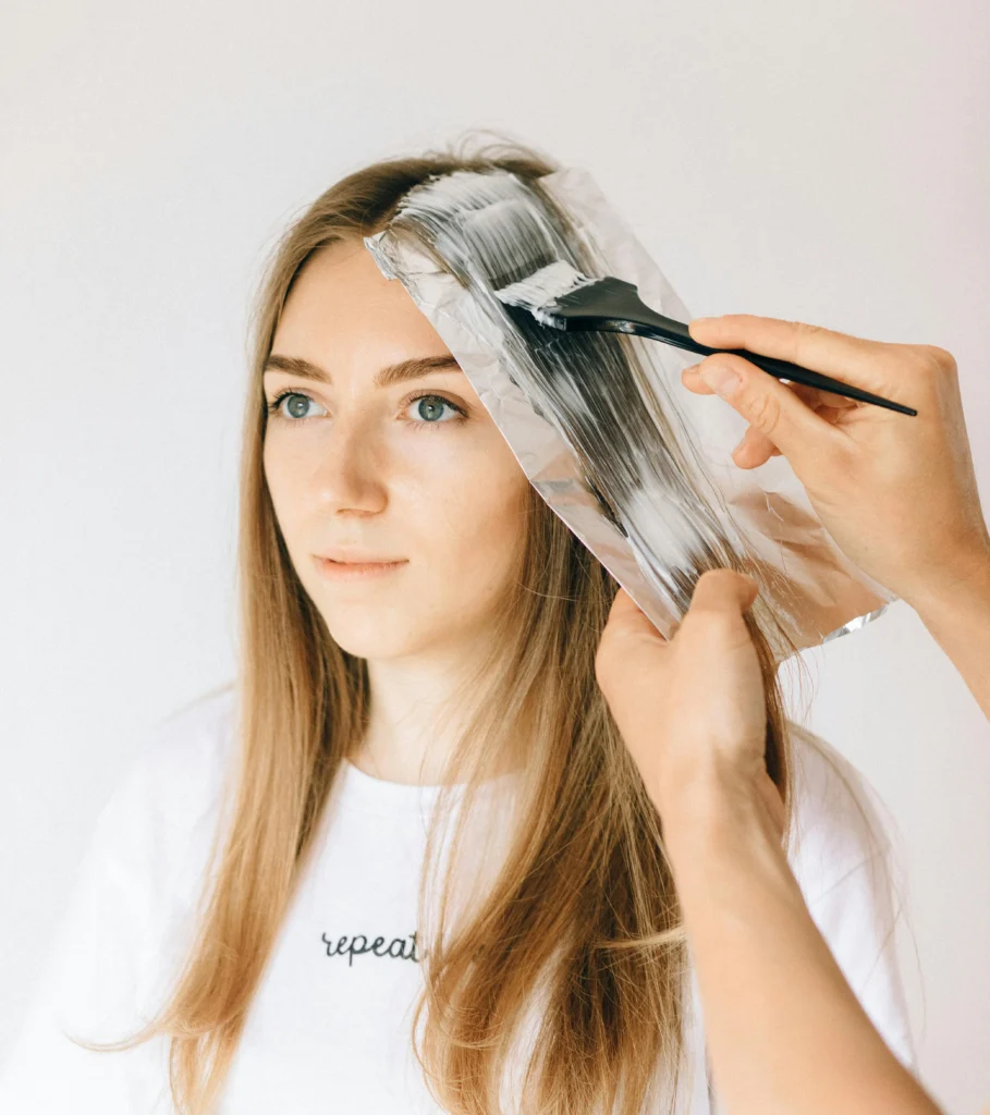 haarverfen of blonderen