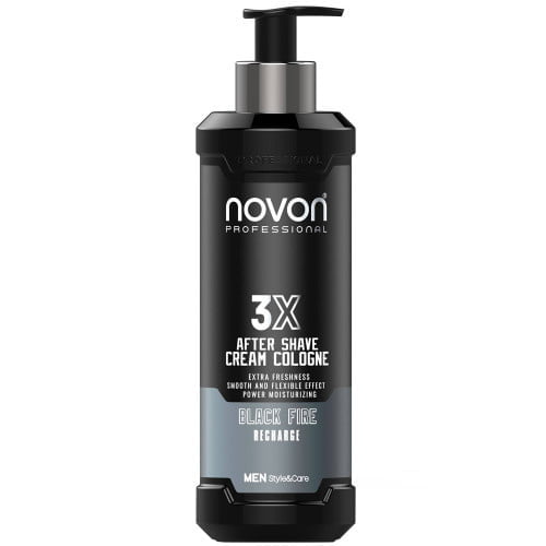 Novon  Aftershave – Black Fire – 400 ml - Haarmarkt.nl