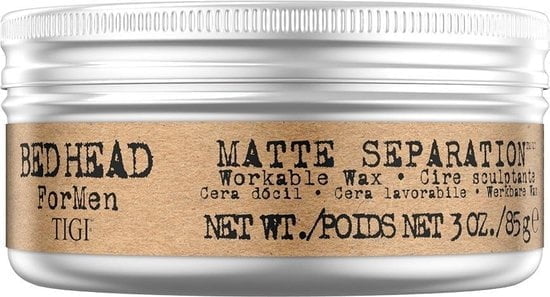 Tigi Bedhead for Men Matte Separation Haarwax – 85 gram - Haarmarkt.nl