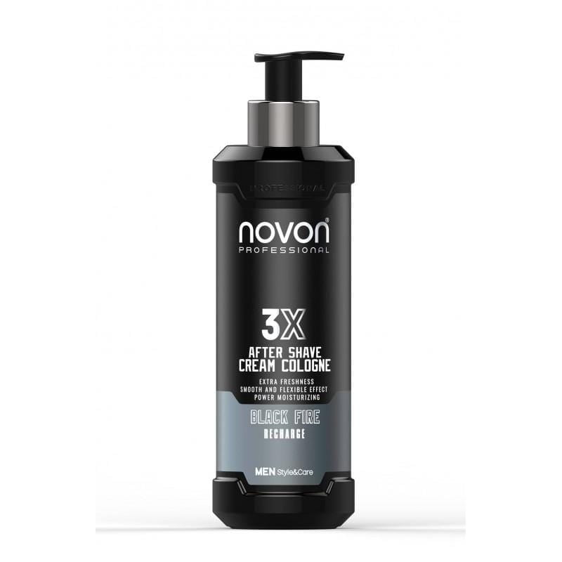 Novon 3X After Shave Cream Cologne – Black Fire – 400ml - Haarmarkt.nl