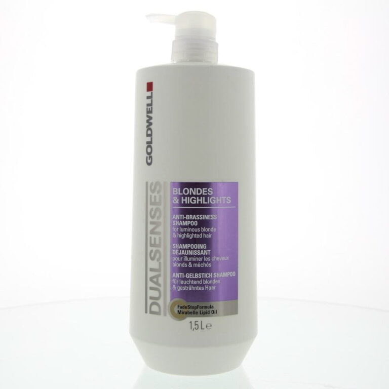 Goldwell Dualsenses Blondes & Highlights Anti Brassiness Shampoo – 1500ml - Haarmarkt.nl