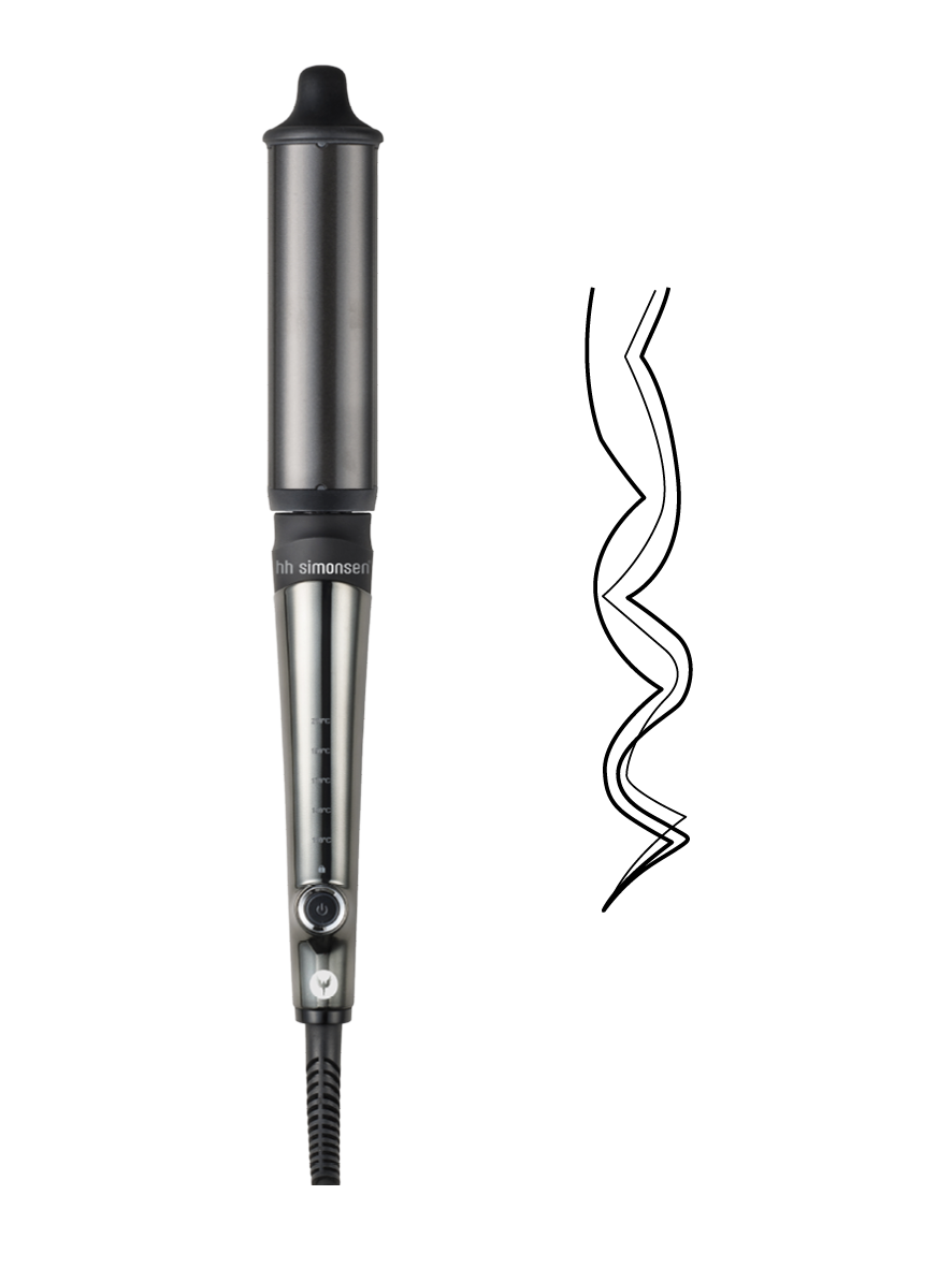 HH SIMONSEN ROD Curling Iron vs11, touch handle