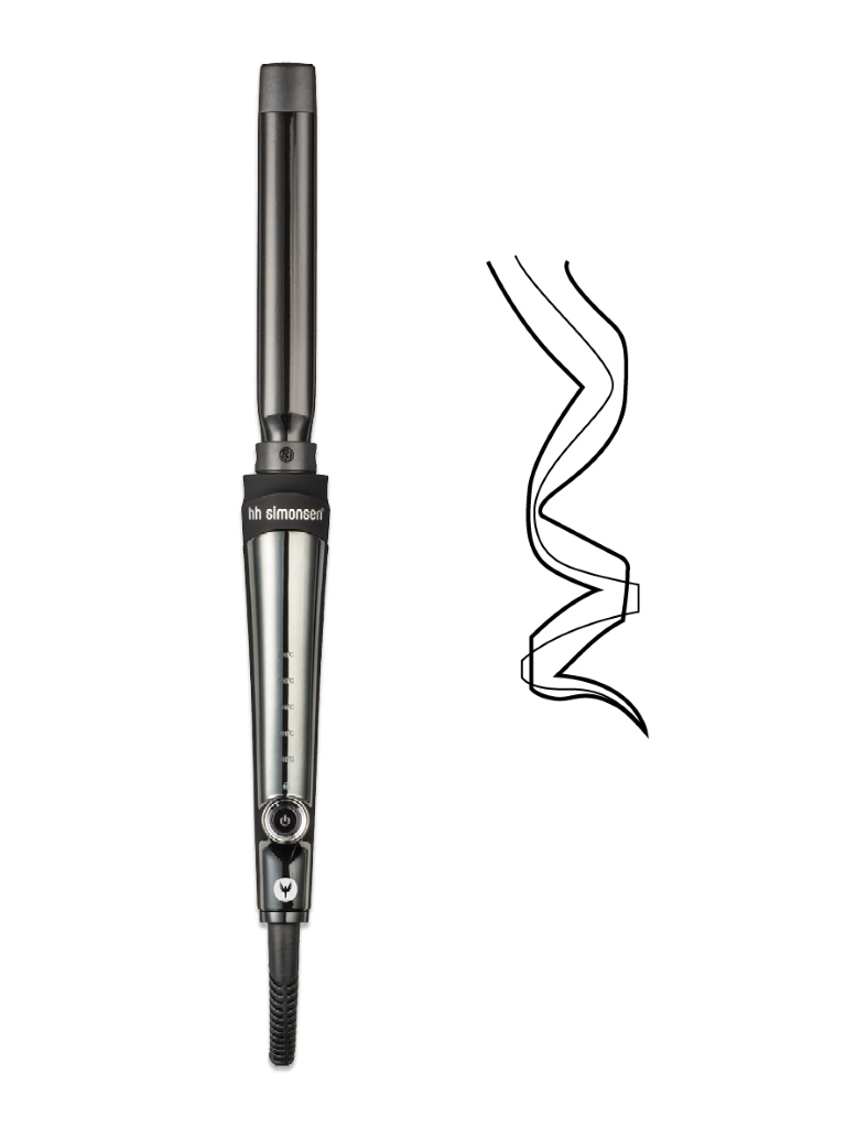 HH SIMONSEN ROD Curling Iron vs12, touch handle