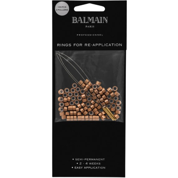 Balmain Rings Light Brown 100 stuks