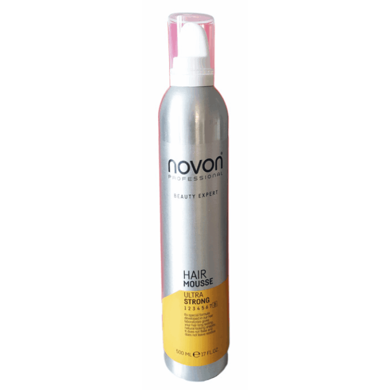 Novon Hair Mousse Ultra Strong – 8 – 500ml - Haarmarkt.nl