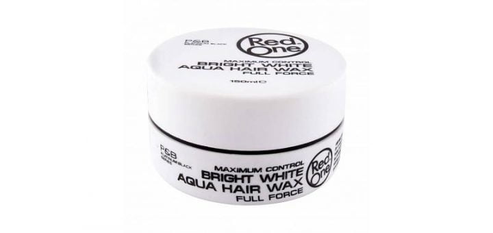 RedOne Bright White Aqua Hair Wax Full Force Maximum Control 150ml - Haarmarkt.nl