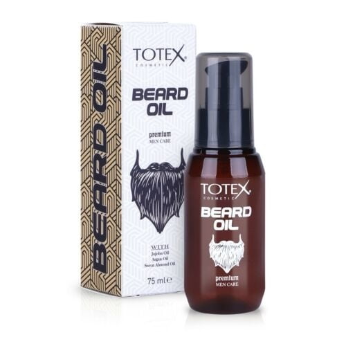 Totex Premium baard- en snorolie serumconditioner mannenverzorging 75ml - Haarmarkt.nl