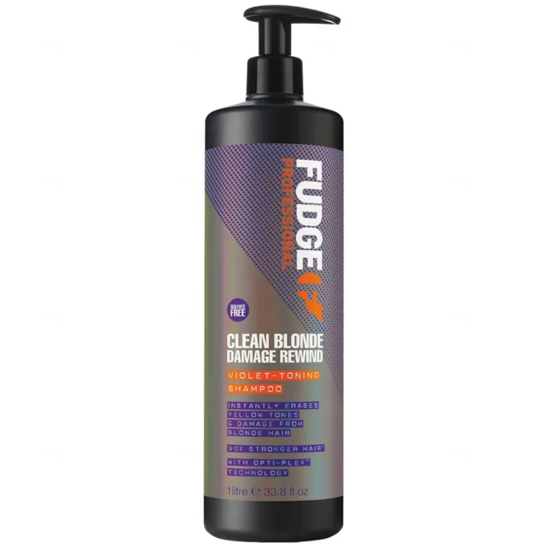 Fudge Clean Blonde Damage Rewind Violet Shampoo 1000ml - Haarmarkt.nl