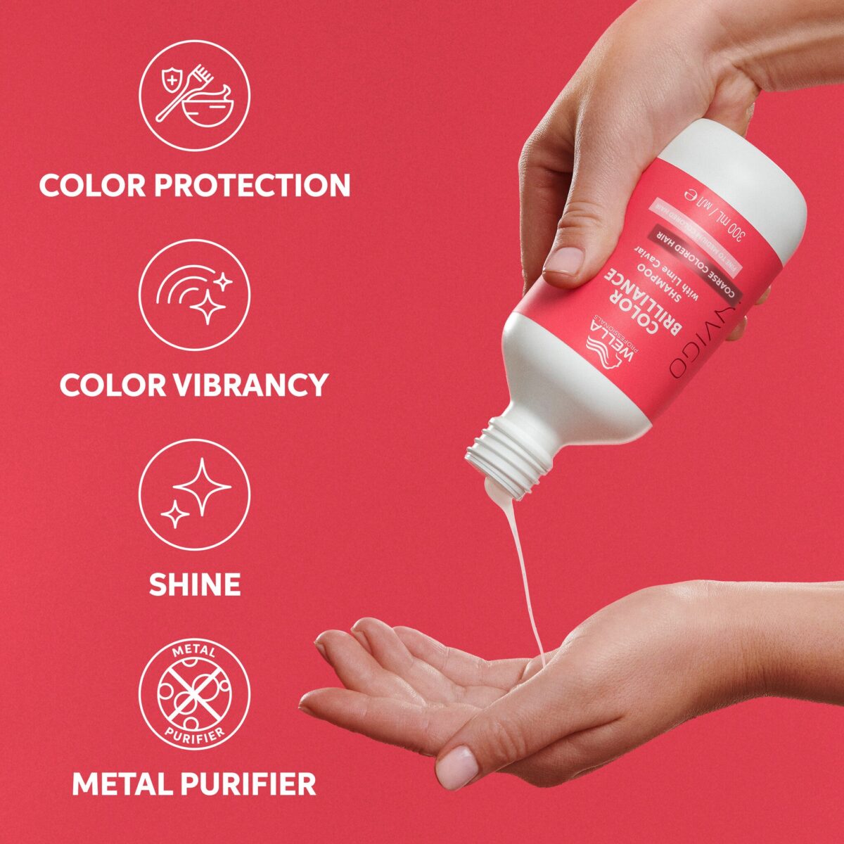 Wella Invigo Color Brilliance Shampoo Dik/Weerbarstig - Gallery 3