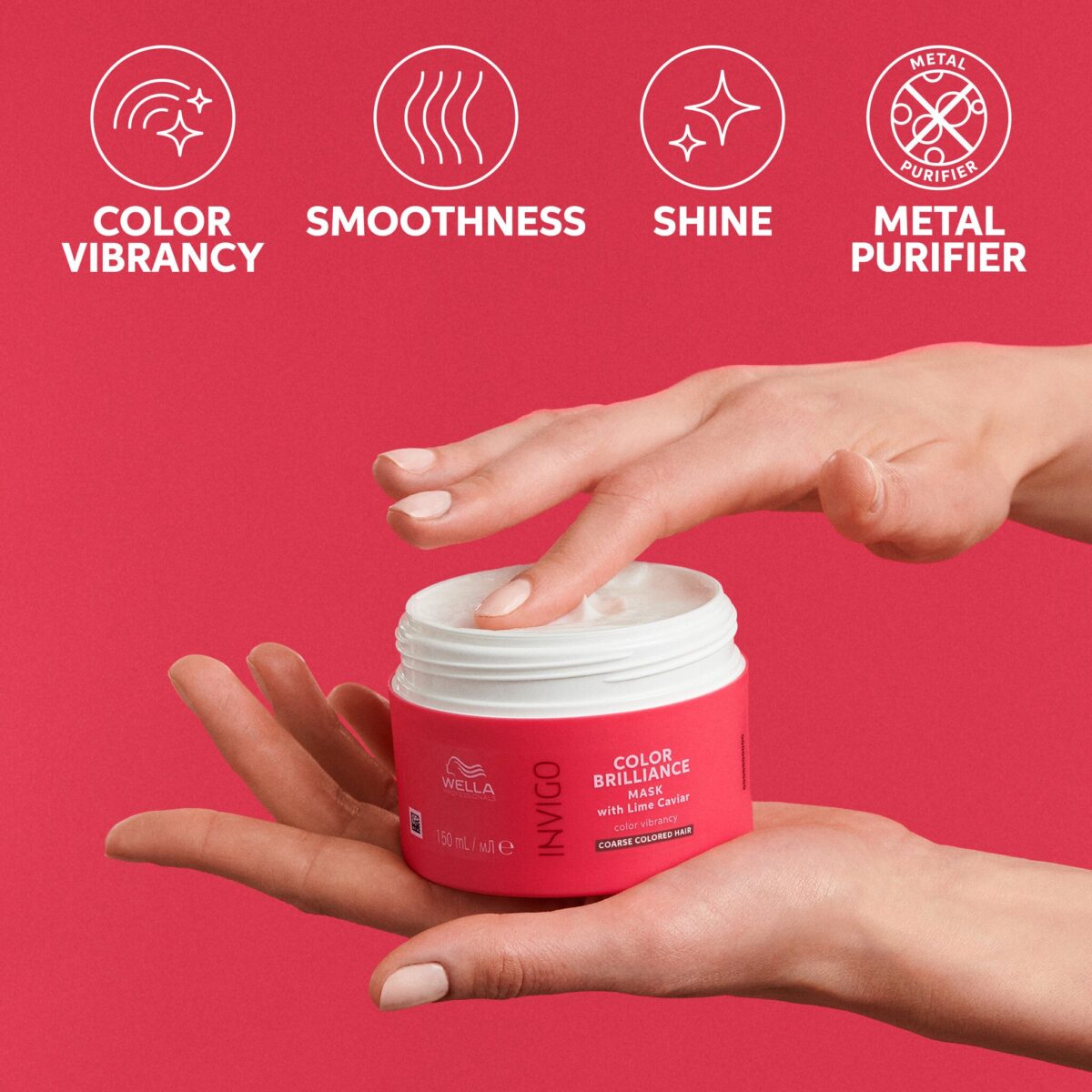Wella Invigo Color Brilliance Masker - weerbarstig/dik haar - Gallery 3